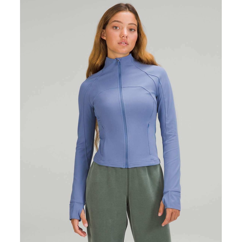 Lululemon Cropped Define Jacket *Nulu – Size 8 – Water Drop - Picture 2 of 7